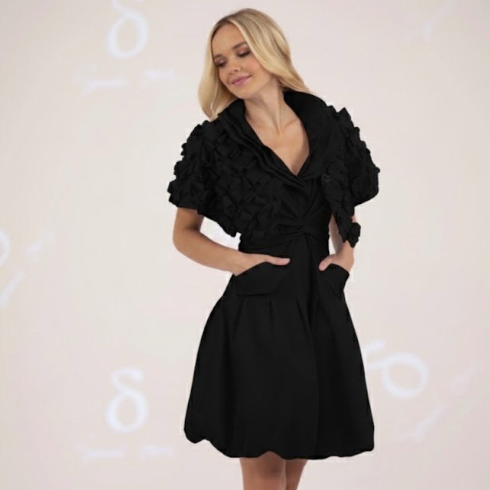Samuel Dong Textured Bolero​ - Picture 2 of 16